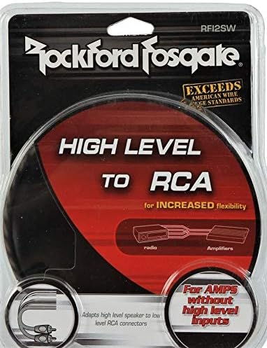 Rockford Fosgate RFI2SW RCA utikač na visokoj razini, zvučnik