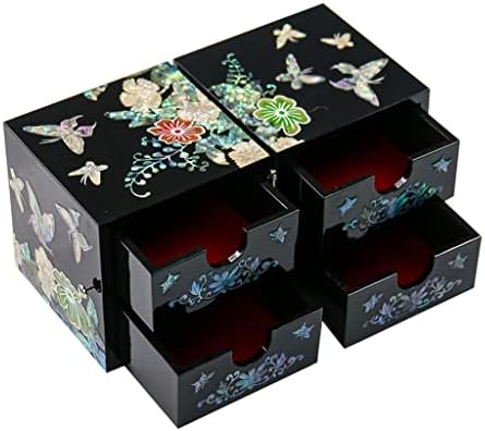 JJRY ručno izrađena kutija za nakit, skladištenje Organizerjewelry Lacquerware Lakquer Arts Wedding (boja: a, veličina w/a/kao što
