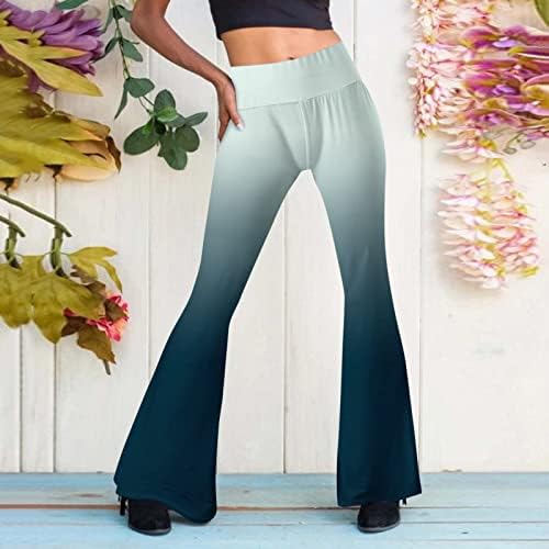 Ženske udobne hlače elastični struk, tiskane hlače za noge povremene sportske joge hlače Poslovni casual hlače