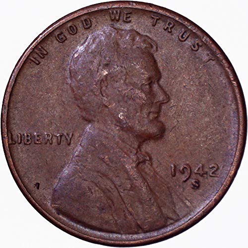 1942. S Lincoln pšenica Cent 1c vrlo fino