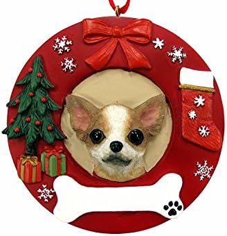 Vijenac Westie pseći krug u obliku personaliziranog božićnog ukrasa