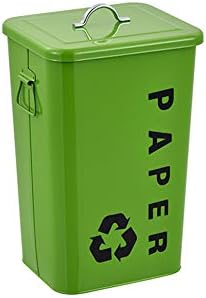 Bucket bucket, pravokutnik s poklopcem klasifikacija smeća s logotipom zaštita okoliša kanta za smeće pogodna za restorane vanjska