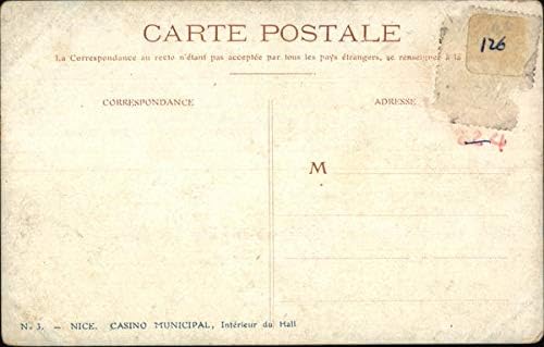 Casino Općinska lijepa, Francuska originalna antička razglednica