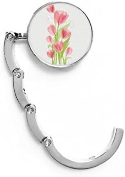 Tulipanski biljni cvijet ilustracija stol kuka ukrasna kopča za ekstenzija sklopiva vješalica