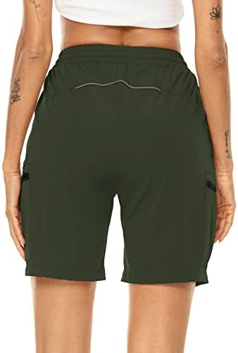 Micoson Womens planinarenje teretnih kratkih hlača Brzi suhi fit golf kratke kratke hlače s visokim strukom kratkih hlača s džepovima