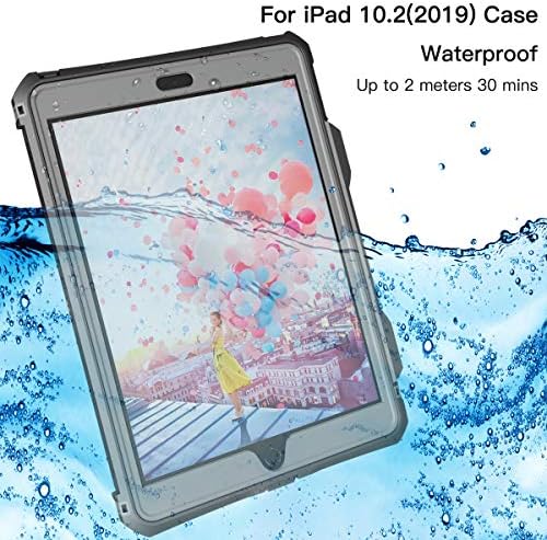 iPad 10.2 kućište - iPad 9. generacija kućišta vodootporni iPad 8. generacija slučaja 2020 iPad 7. generacija Slučaj 2019. puna zaštita