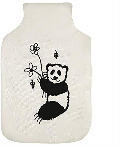 Azeeda 'Panda koja drži cvijeće' poklopac za bocu s toplom vodom