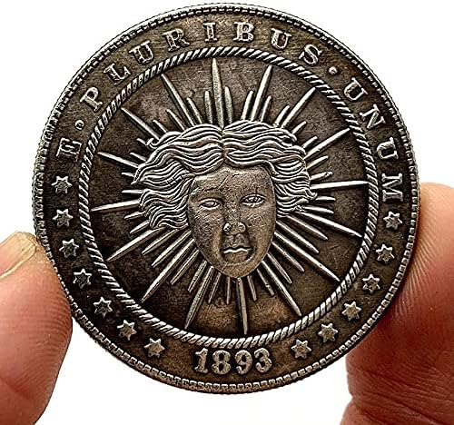 Ada kripto valuta 1893 lutanje kovanica sunca s omiljenim novčićima komemorativni kovanica srebrna Bitcoin aita kovanica sretni novčić