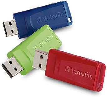 Verbatna 32GB Store 'N' GO USB Flash pogon - PC / Mac kompatibilan - 3pk - crvena, plava, zelena