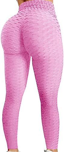 Masbird Legging za žene, ženske joga vježbanje gamaša bljeskave sportske hlače s visokim strukom bešavne guzice za podizanje nogu