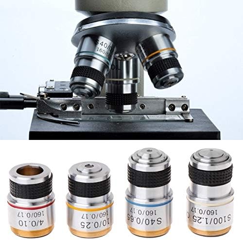 Mikroskop CESULIS 4X 10X 40X 100X Ахроматический objektiv za biološki mikroskop s instrumentalnim povećanjem 185 LS'D