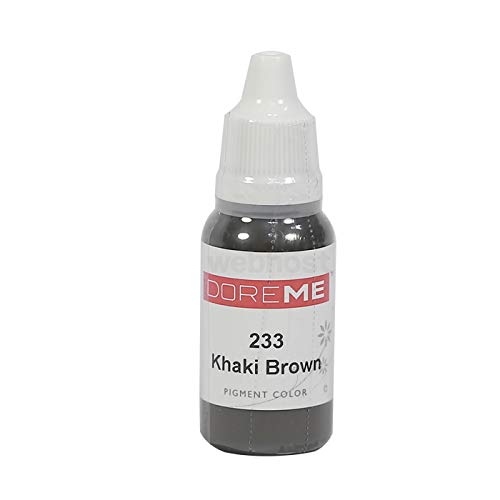 set 233 pigment doremeh Kaki smeđa