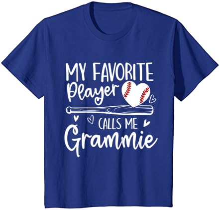 Moj omiljeni bejzbol igrač naziva me majica Grammie Majčin dan