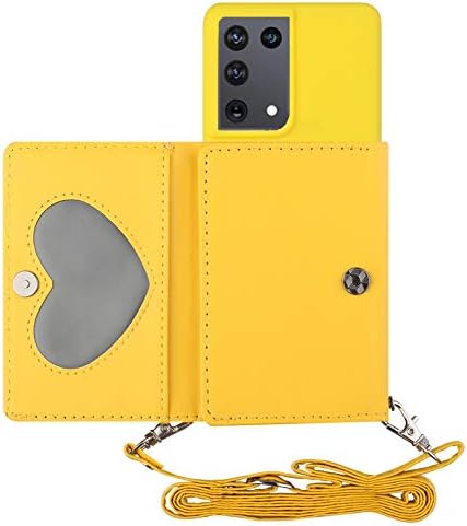 Torbica za telefon s vezicom kompatibilna s torbicom za novčanik s naramenicom za žene s remenom Od PU kože s držačem kreditne kartice