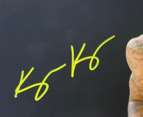 Kyle Kuzma potpisala je košarka Los Angeles Lakers 11x14 Foto PSA AI81118 - Autografirane NBA fotografije