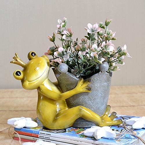 ZAMTAK kreativna žaba cvjetni lonac figurice životinja od smole za vanjsku sobu dekor kuće Umjetnost i obrt vilinski vrt minijature