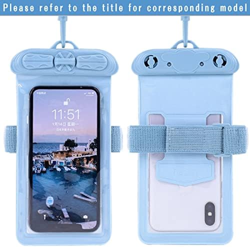 Torbica za telefon Vaxson, kompatibilan s vodootporan slučajem Oppo A73 5G Dry Bag [Bez zaštitne folije za ekran] plave boje