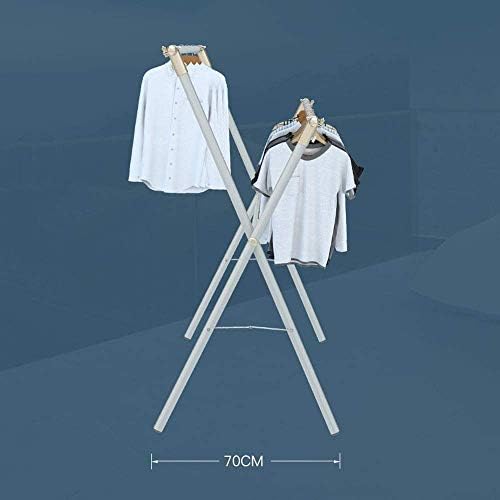 Lime-Zen sklopivi stalak za sušenje s dvostrukim stupnjem teleskopskog stalka za sušenje x odjeće za sušenje odjeće za sušenje zrakoplova