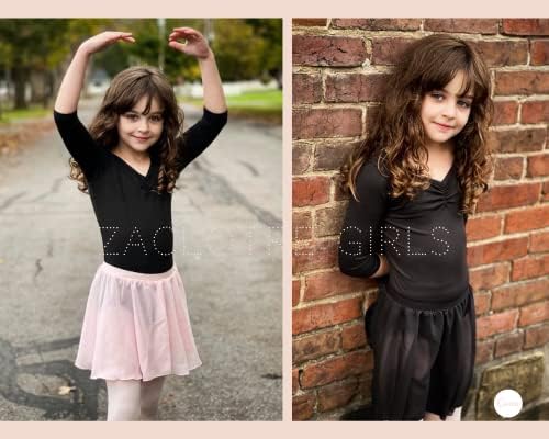 Zaclotre 3 paketi djevojke baletne suknje plesna suknja šifon omota za malu djecu/djecu/djevojčica plesna odjeća