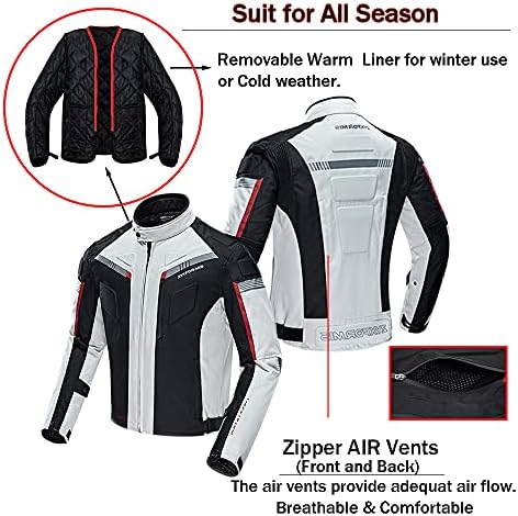 Motociklističke jakne motociklističke vodoorne jakne otporne na vjetar cijelog tijela zaštitni zupčanik oklopna ljetna zima za muškarce