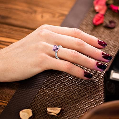 2023 žensko srce ljubavi cirkonijev dijamantni prsten zaručnički prsten nježni prstenovi