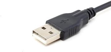 USB 2.0 mužjaka do 3 mm DC kabel za punjač mužjaka, crni
