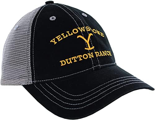 Šešir kamiondžija ranča žuti kamen Dutton crno siva