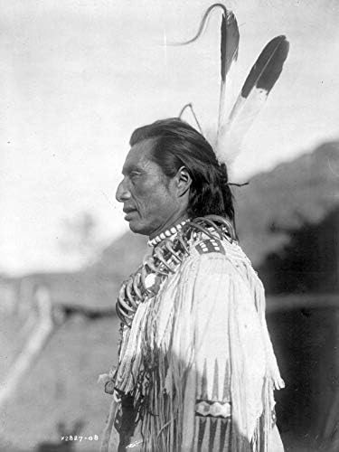 Beskonačne fotografije fotografija: Crow's Heart-Mandan Indian | 19. studenog 1908. | Sjeverna Dakota | Edward S Curtis | Vintage dekor