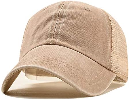 Tata šešir Uniseks oprani Pamuk nestrukturirana mekana mrežasta kapa podesivi šešir kamiondžija mrežasta bejzbolska kapa za muškarce