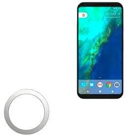 Pametni gadget za Google Pixel 2 - Magnetosafe prsten, dodajte leguru Magnet Funkcionalnost za Google Pixel 2 - Metalno srebro