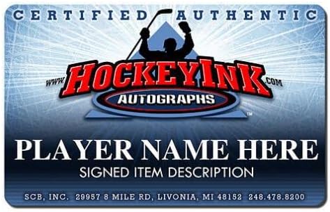 Henrik Zetterberg potpisao je pak Detroit crvena krila - finalna utakmica 04-07-2018-NHL Pakovi s autogramima