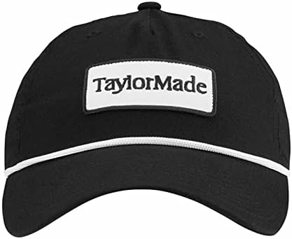 Taylormade golf vintage 5 ploča konop šešir crna