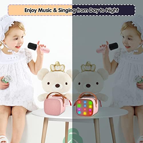 Dječja igračka Karaoke Machine & Car Karaoke Microphone, prijenosni Bluetooth zvučnik s bežičnim mikrofonom, obiteljskim i dječjim