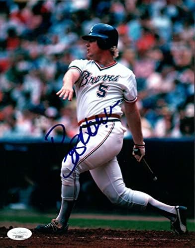 Bob Horner potpisao Autografirani 8x10 Photo Atlanta Braves JSA VV63877 - Autografirane MLB fotografije