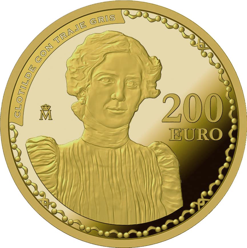 2023 DE JOAQUIN SOROLLA POWERCOIN Samoportret 100. godišnjica zlata 200 Euro Španjolska 2023 Dokaz