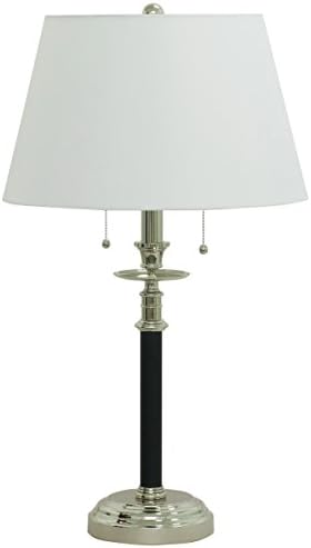 Kuća Troy B550-BPN Bennington stolna svjetiljka, 27.5 , crni/polirani nikl