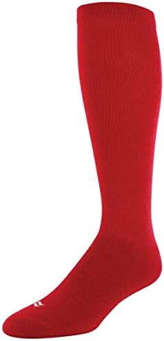 Muške čarape za muškarce iznad teleta, Muške 10 - 12,5, crvene