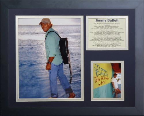 Legende nikad ne umiru uokvireni Foto Kolaž Jimmieja Buffetta, 11.14 inča