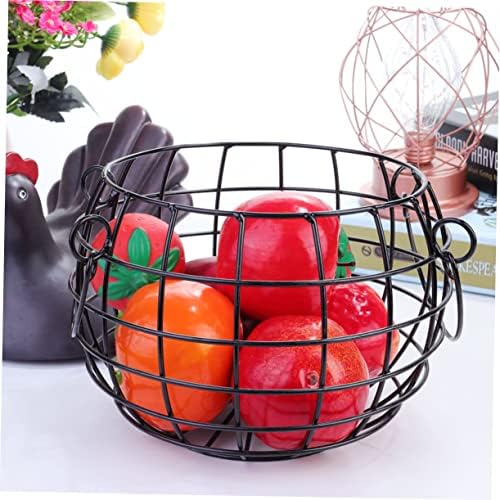Košarica za igračke s poklopcem košara za voće organizator s poklopcem košara za odlaganje stvari stalak za jaja u obliku piletine