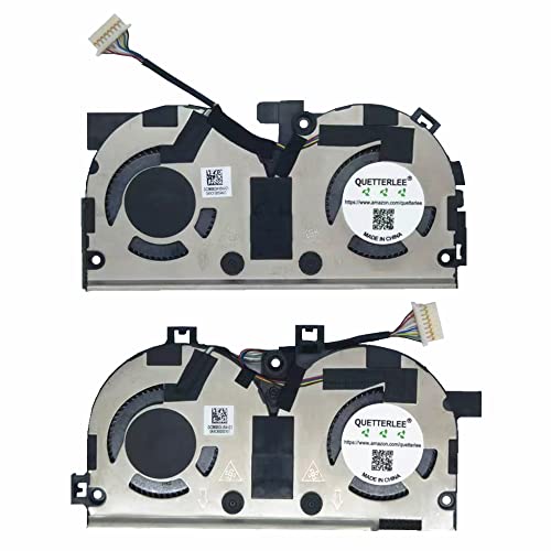 QUETTERLEE Replacement New Laptop CPU and GPU Cooling Fan for Lenovo Y9000X 2019 2020 15.6 Y740S-15IMH Series DC28000Q8F0 FCC2 FM75