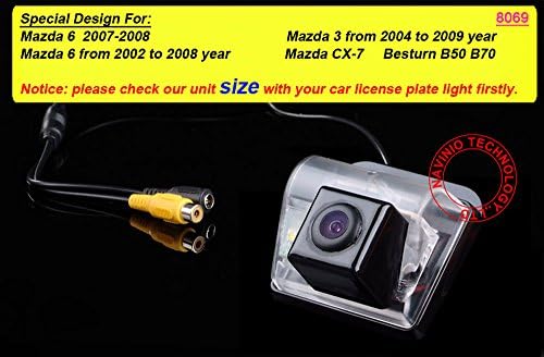 Sigurnosna kamera Navinio za auto, vodootporan stražnja kamera s registarske pločice, sigurnosna парковочная stražnja kamera za Mazda