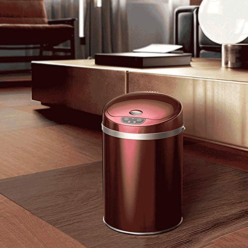N/pametno indukcijsko smeće može automatsko smeće u obliku bubnjeva s poklopcem od nehrđajućeg čelika kanta za smeće za dnevnu sobu