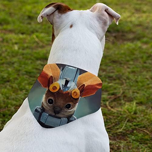 Smiješna vjeverica Face Pet Bandana Collar - Ovratnik robota - Cool Dog Bandana