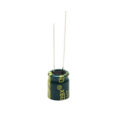 FIELECT 20PCS Aluminijski radijalni elektrolitički kondenzator Niski ESR GREEN 4,7UF 400V 8x10mm High Ripple struja, niska impedancija