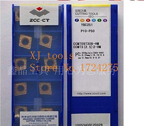 10pcs 109,308 -,251 CNC alat za rezanje karbidnih karbidnih ploča za obradu čelika