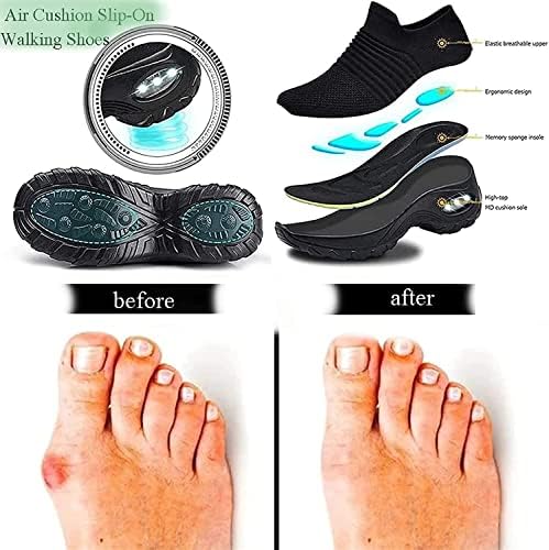 Yuxueff zračni jastuk kliznih cipela za hodanje ortopedske cipele za dijabetes, Clarkov jastuk zraka klizač ortopedskih cipela za dijabetičku