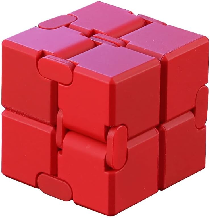 Tiaoniao Infinity Cube Fidget igračka ， opuštajuća ručna igračka igračka za odrasle i djecu ， Izdržljiva igračka za ublažavanje stresa,