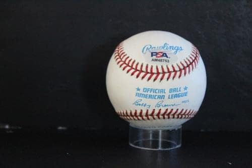 Lou Boudreau potpisao autogram bejzbol autografa Auto PSA/DNA AM48753 - Autografirani bejzbol
