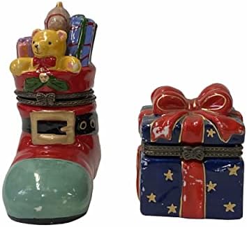 Blagdanski božićni tematski likovi oblikuju porculanski spremnici malih kutija aws1700c