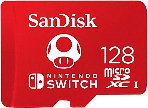 Sandisk 128GB MicroSD Nintendo Switch Micro SDXC memorijska kartica za Switch & Switch Lite SDSQXAO-128G Super Mario Design paket s